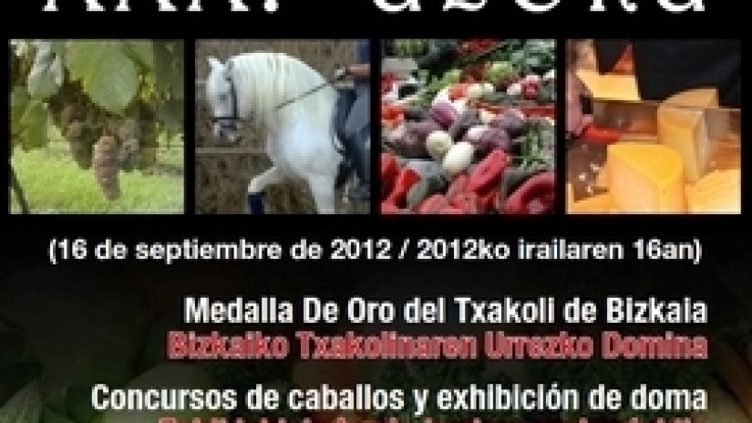 Las Campas de San Juan acogerán la XXX Feria Agrícola de Muskiz el día 16 de septiembre