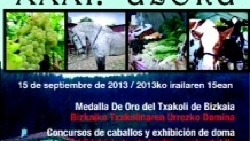 El domingo día 15 de septiembre Muskiz celebra la XXXI Edición de su Feria Agrícola