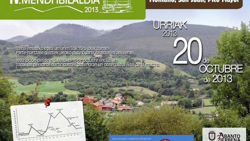 Abanto celebra  su  IV Marcha de montaña