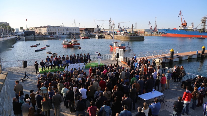 EAJ-PNV presenta la iniciativa 'Santurtzi Aurrera' de la mano de Aintzane  Urkijo, “para seguir la transformación de estos ocho años en el pueblo”