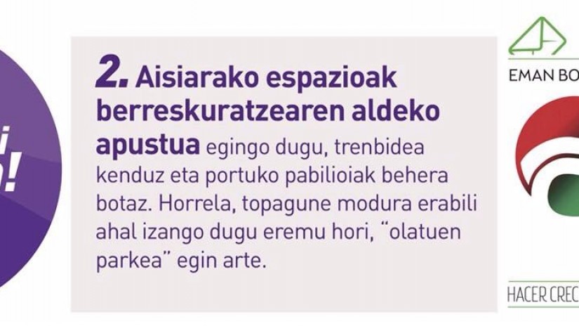 Aintzane Urkijoren 2. konpromisua - Aisiarako espazioak berreskuratzea