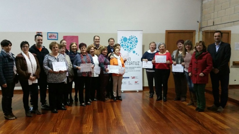 Fin de curso del segundo grupo de “Zugan Pentsatuz” de Ortuella