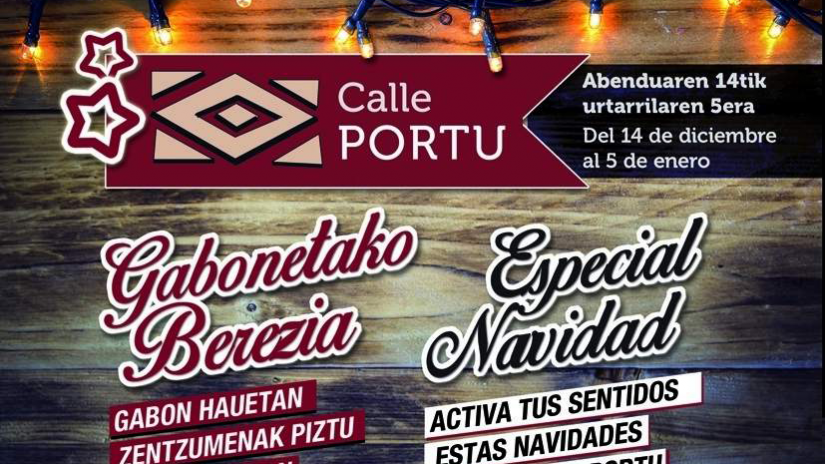 La calle Portu de Barakaldo se llenará de actividades `creativas' durante esta Navidad