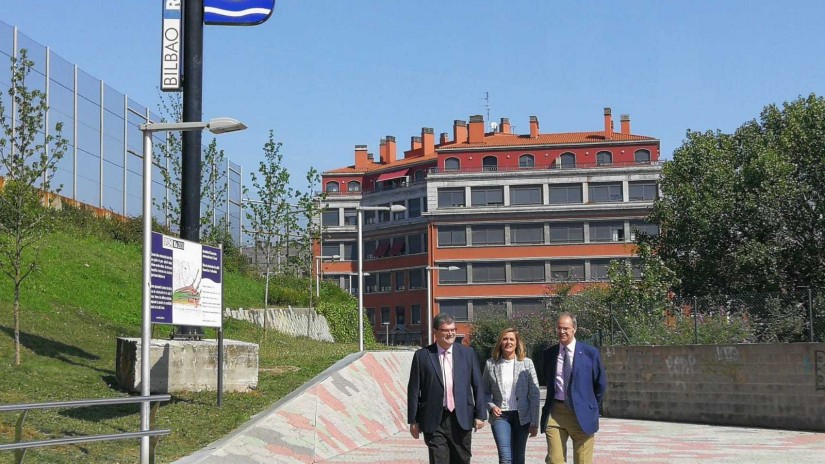Entra en servicio la primera fase de la urbanización de la calle El Carmen de Barakaldo