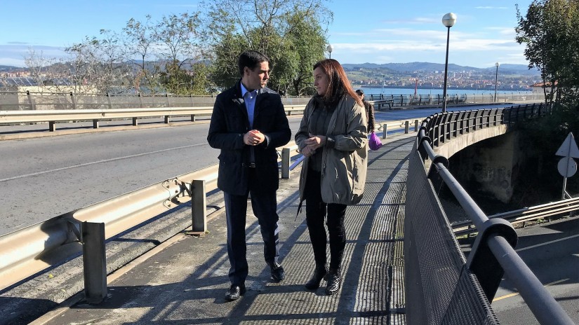 Santurtzi comienza el proyecto para cubrir la pasarela de Regales, en el barrio San Juan