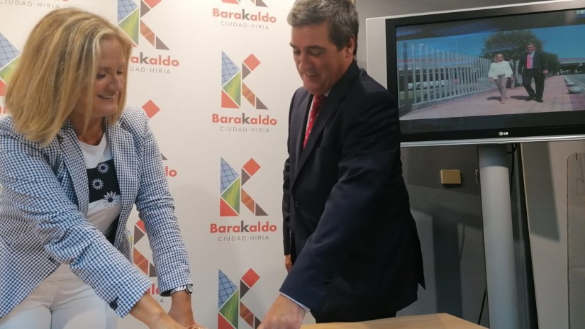 Barakaldo une el bidegorri de Retuerto con el de Ansio gracias a un convenio de cesión de terrenos firmado con BEC