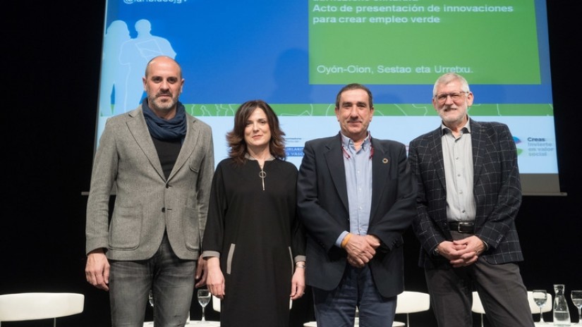 Lanbide presenta un proyecto para impulsar el empleo verde en los municipios con mayor tasa de desempleo de cada territorio