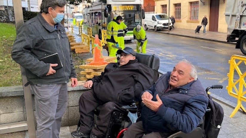 Santurtzi proyecta la adecuación de las paradas de autobuses con el fin de adaptarlas en materia de accesibilidad y seguridad