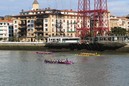 Andoni Ortuzar en la primera edición de Traineras Memorial Fernando del Valle