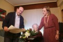 Ortuzar y Atutxa felicitan a Petra Uribe, la alderdikide más veterana, en su 105º cumpeaños