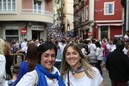 Representantes de Ezkerralde Meatzalde en la Fiesta de la virgen de La Guia 2014