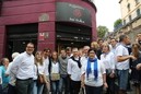 Representantes de Ezkerralde Meatzalde en la Fiesta de la virgen de La Guia 2014