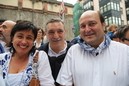 Representantes de Ezkerralde Meatzalde en la Fiesta de la virgen de La Guia 2014