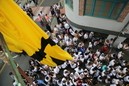 Representantes de Ezkerralde Meatzalde en la Fiesta de la virgen de La Guia 2014r