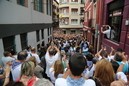 Representantes de Ezkerralde Meatzalde en la Fiesta de la virgen de La Guia 2014