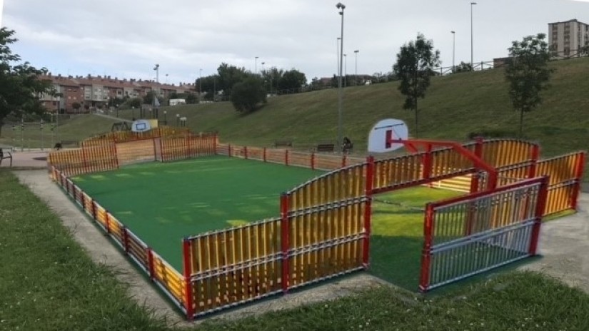 El Ayuntamiento instalará una cancha multideporte en el Parque de Las Camporras
